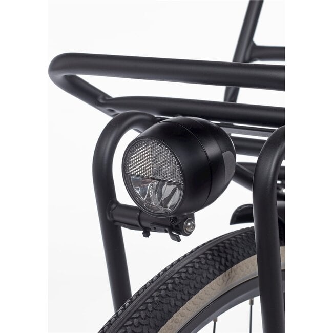 U4 Transport Damesfiets Mat Zwart 7V