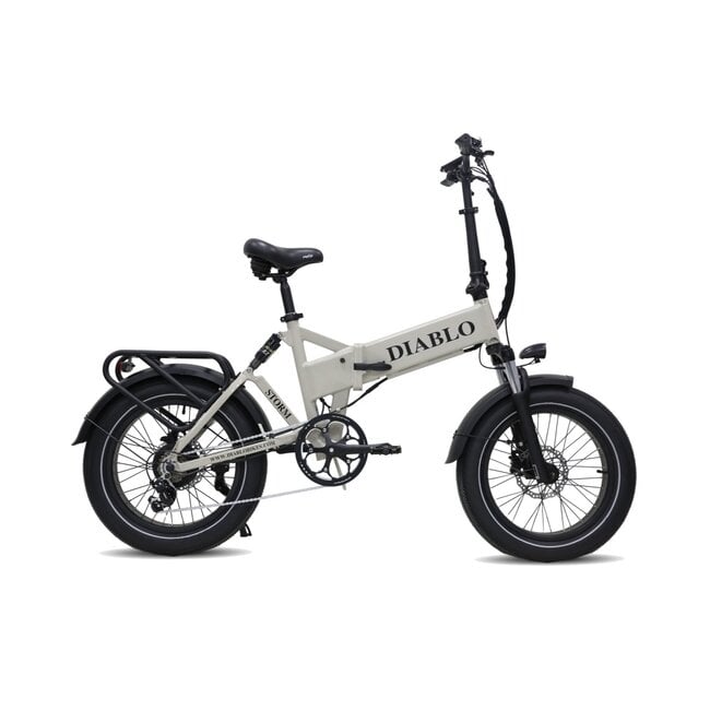 Diablo Storm Elektrische Fatbike Zwart/Grijs